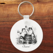 Trinkt Frogs-Cheers! Schlüsselanhänger (Vorderseite)