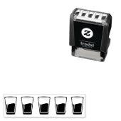 Trinkt genug Wasser, um die psychische Gesundheit Permastempel (Beispiel)