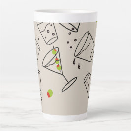 Trinkt Latte-Mug-Tasse Milchtasse