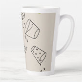 Trinkt Latte-Mug-Tasse Milchtasse (Rechts)