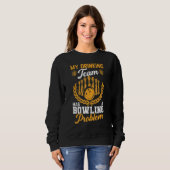 Trinkteam hat Bowling Problem Spaß Player Bowle Sweatshirt (Vorne ganz)