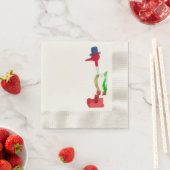 Trinkvogel Serviette (Beispiel)