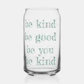 Trinkwaren-Set Be Kind Good You! Dosenglas (Rückseite)