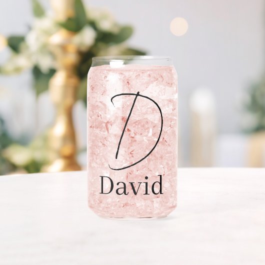 Trinkwaren-Set Buchstabe D Dosenglas (Insitu (Hochzeit))