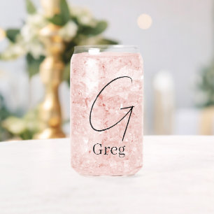 Trinkwaren-Set Buchstabe G Glas