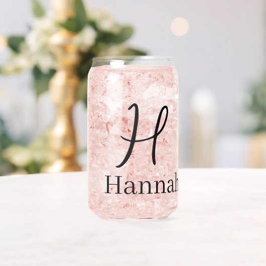 Trinkwaren-Set Buchstabe H Dosenglas (Insitu (Hochzeit))
