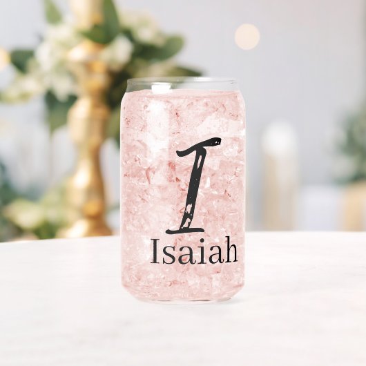 Trinkwaren-Set Buchstabe I Dosenglas (Insitu (Hochzeit))