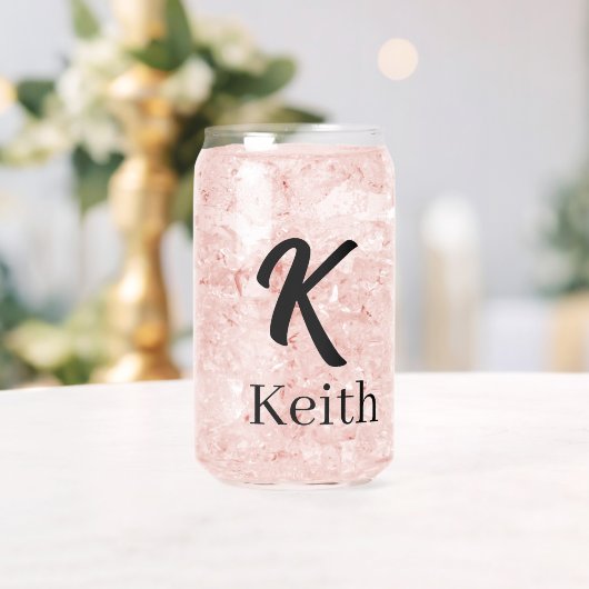 Trinkwaren-Set Buchstabe K Dosenglas (Insitu (Hochzeit))