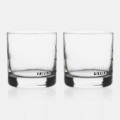 Trinkwaren-Set Whiskyglas (Rechts)