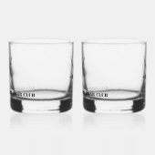 Trinkwaren-Set Whiskyglas (Links)