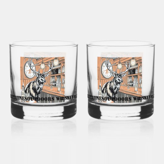 Trinkwaren-Set Whiskyglas (Vorderseite)