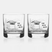 Trinkwaren-Set Whiskyglas (Rückseite)