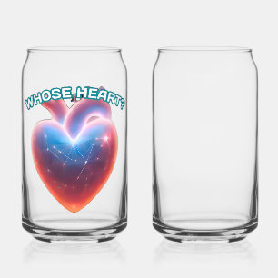 Trinkwaren Stil: Bedrucktes Glas für Dosen, Set: 2