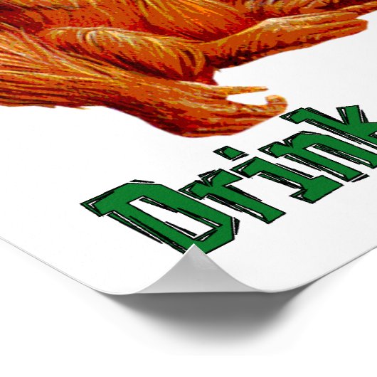 Trinkwasser, B***** Poster (Ecke)