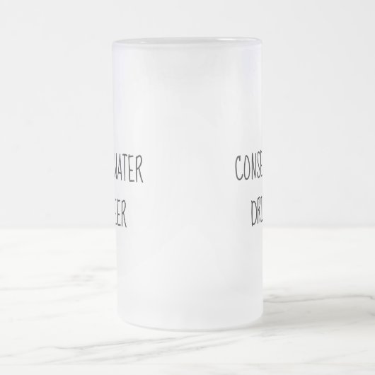 Trinkwasser Bier Mattierte Tasse Vatertag (Mittel)