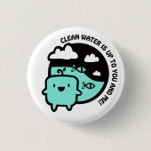 Trinkwasser Button (Vorderseite)