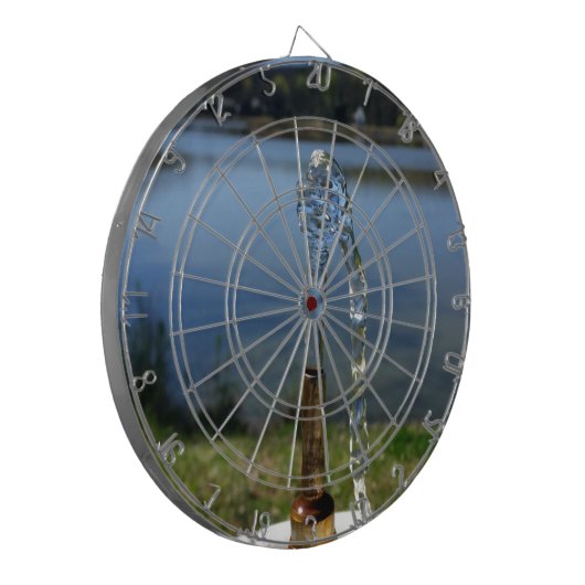 Trinkwasser Dartscheibe (Vorderseite Links)