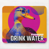 Trinkwasser Duck Meme Mousepad (Vorne)