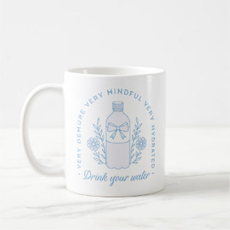 Trinkwasser Erinnerung bleibe hydrierte Zitate nie Kaffeetasse