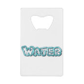 Trinkwasser Geldbeutel Flaschenöffner (Vorderseite)