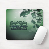 Trinkwasser-Haltung Karo Stretch Erinnerung Blätte Mousepad (Mit Mouse)