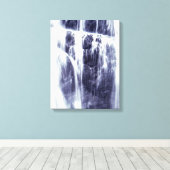 Trinkwasser | Lange Exposition Leinwanddruck (Insitu (Holzboden))