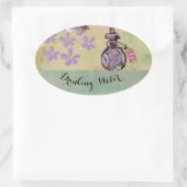 Trinkwasser Ovaler Aufkleber (Tasche)