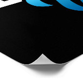 Trinkwasser Rettend Wasser Poster (Ecke)