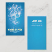 Trinkwasser-Visitenkarte Visitenkarte (Vorne/Hinten)
