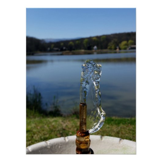 Trinkwasserbrunnen Poster (Vorderseite)