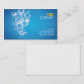 Trinkwassererfolgs-Visitenkarte Visitenkarte (Vorne/Hinten)