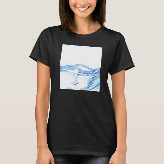 Trinkwasserverbrauchsmuster von Männern T-Shirt (Vorderseite)