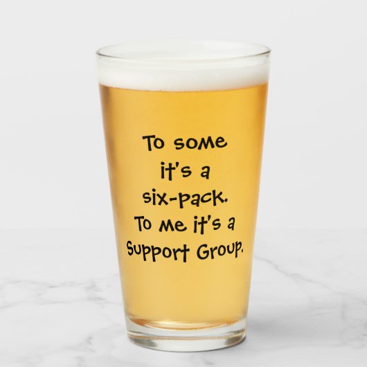 Trinkzitate Glas Bierkrug (Vorne (Gefüllt))