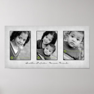 Trio 10x20 Fotovorlage Drucken Poster