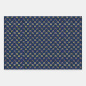 Trio 4 Geometrisches Set der Muster für Schleifpap Geschenkpapier Set (Vorderseite 3)