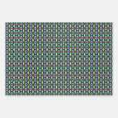 Trio 4 Geometrisches Set der Muster für Schleifpap Geschenkpapier Set (Vorderseite)