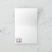 Trio Black Kittens Faltkarte Einladung (Innenseite)