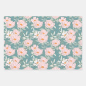 Trio botanischer Traum 3 Geschenkpapier Set (Vorderseite 2)