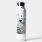 Trio Collage EDITABLE FARBFLASCHE Trinkflasche (Links)