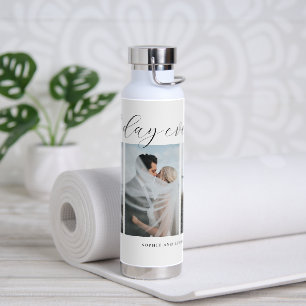 Trio Collage EDITABLE FARBFLASCHE Trinkflasche