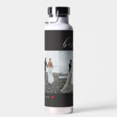 Trio Collage EDITABLE FARBFLASCHE Trinkflasche (Rechts)