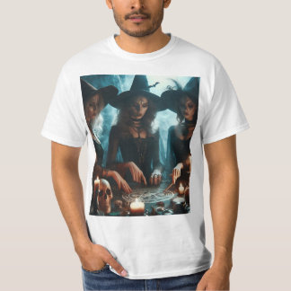 Trío de brujas haciendo magia negra T-Shirt