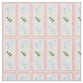 Trio der Bienen mit Blumen Stoff (Muster)