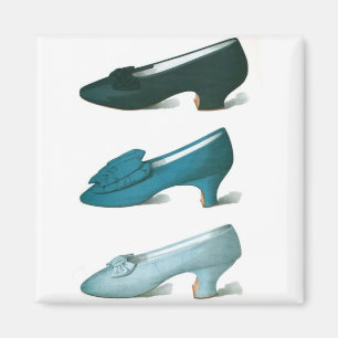 Trio der blauen Schuhe Magnet