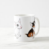 Trio der Bullie-Welpen-Tasse Kaffeetasse (VorderseiteRechts)