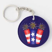 Trio der Feuerwehr für den 4. Juli Schlüsselanhänger (Vorderseite)