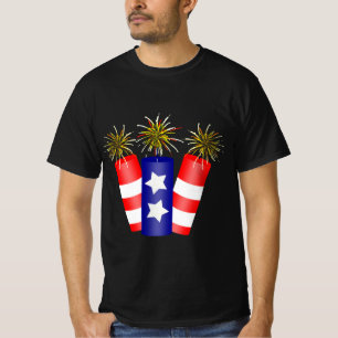 Trio der Feuerwehr für den 4. Juli T-Shirt
