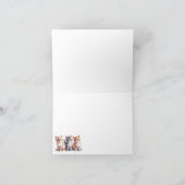 Trio der Niedlichen Kätzchen Faltkarte Einladung (Innenseite)