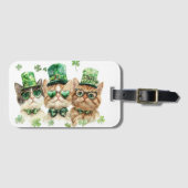 TRIO DER NIEDLICHEN KÜSTENKATZEN GEPÄCKANHÄNGER (Vorderseite (Horizontal))