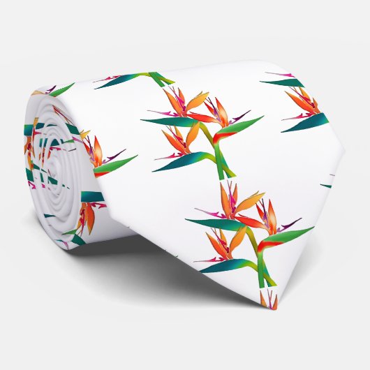 Trio der Paradiesvögel Krawatte (Gerollt)